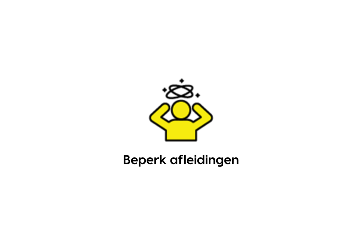 Beperk afleidingen