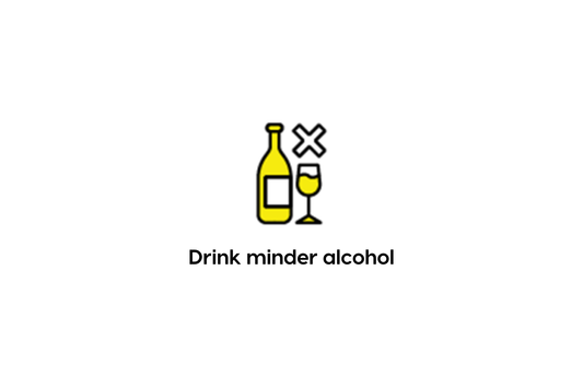 Drink minder alcohol