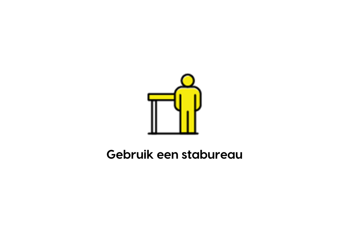 Gebruik een stabureau
