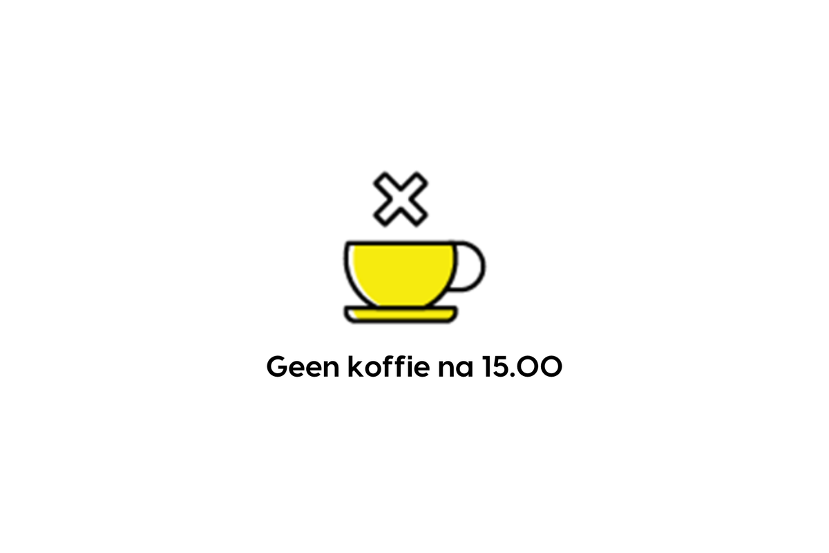 Geen koffie na 15.00