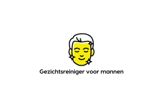 Gezichtsreiniger voor mannen