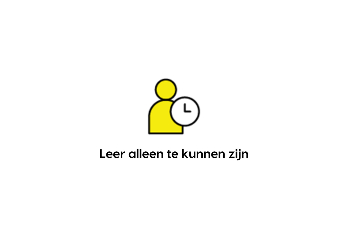 Leer alleen te kunnen zijn