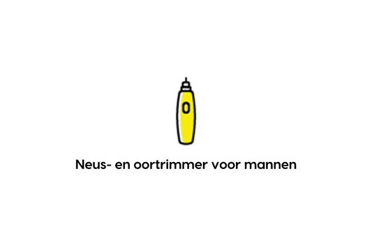 Neus- en oortrimmer voor mannen