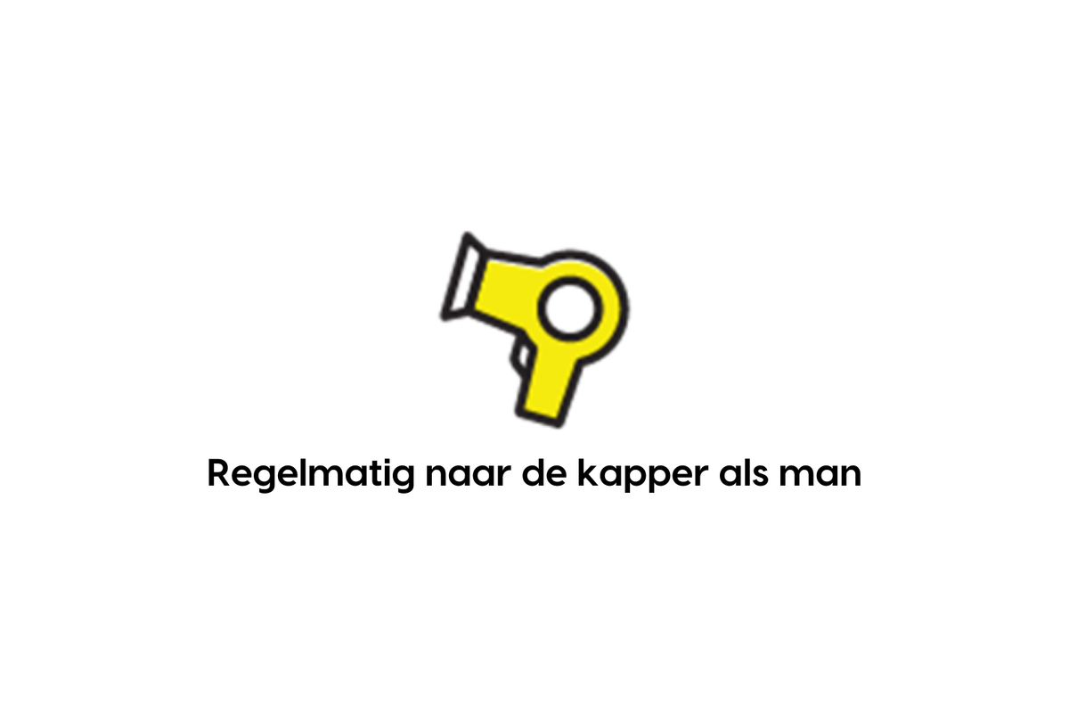 Regelmatig naar de kapper als man