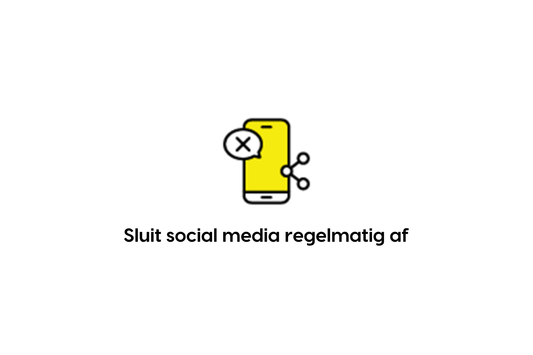 Sluit social media regelmatig af