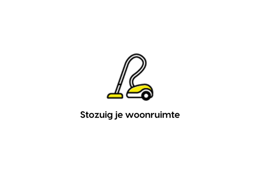 Stofzuig je woonruimte