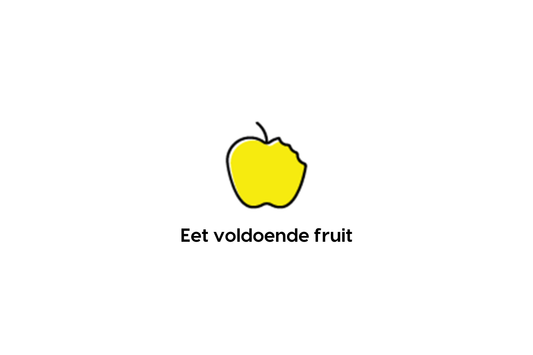 Eet voldoende fruit