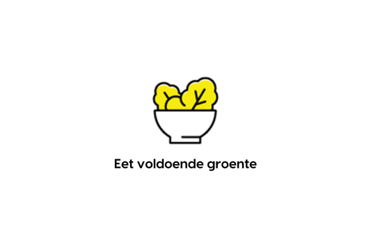 Eet voldoende groente