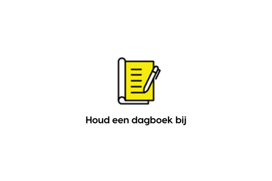 Houd een dagboek bij