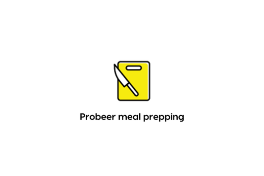 Probeer meal prepping