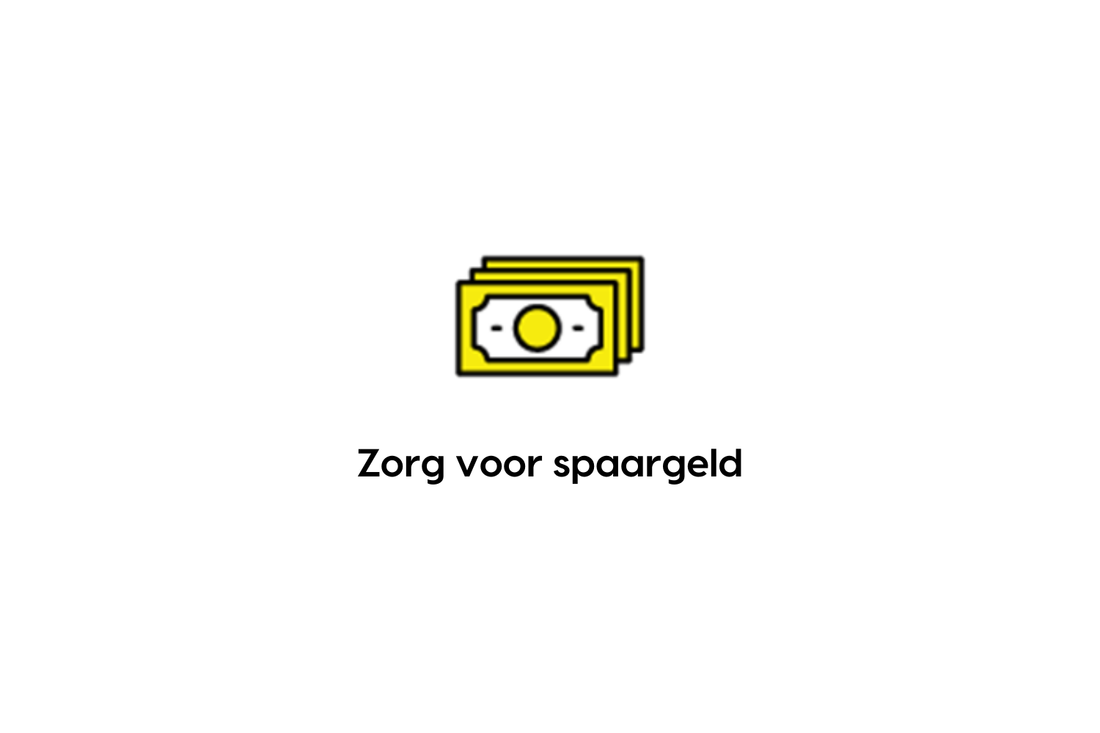 Zorg voor spaargeld